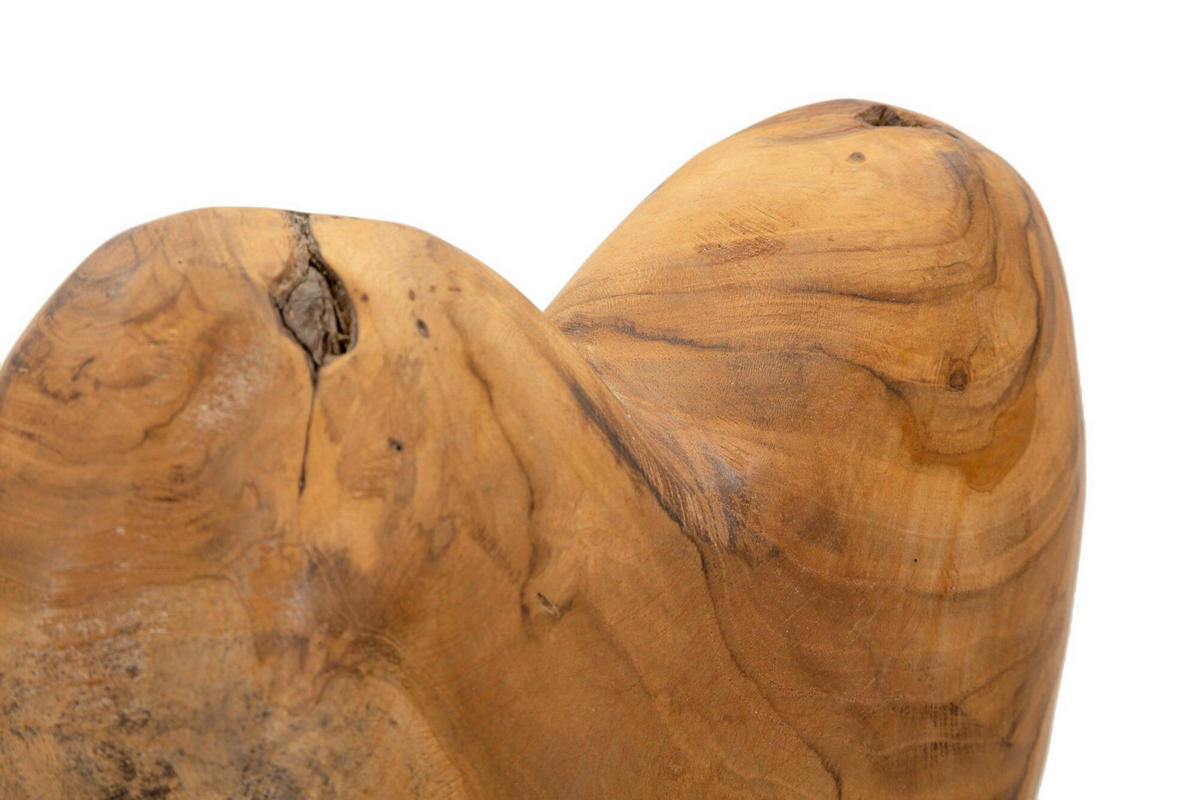 SKULPTUR - Braun, Basics, Holz (20/37/12cm)