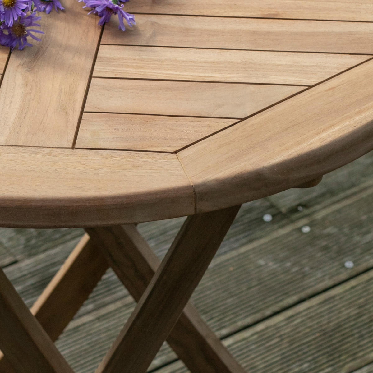 GARTENTISCH 70/70/75 cm  - Teakfarben, Basics, Holz (70/70/75cm) - Gardenson