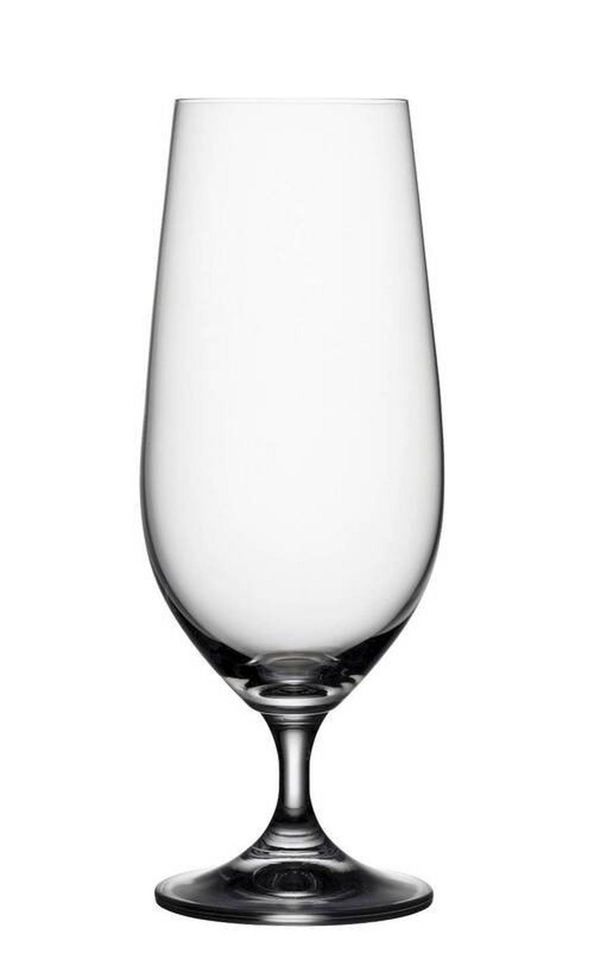 TULIPÁNOVÝ POHÁR NA PIVO - priehľadné, Basics, sklo (0,38l) - Novel