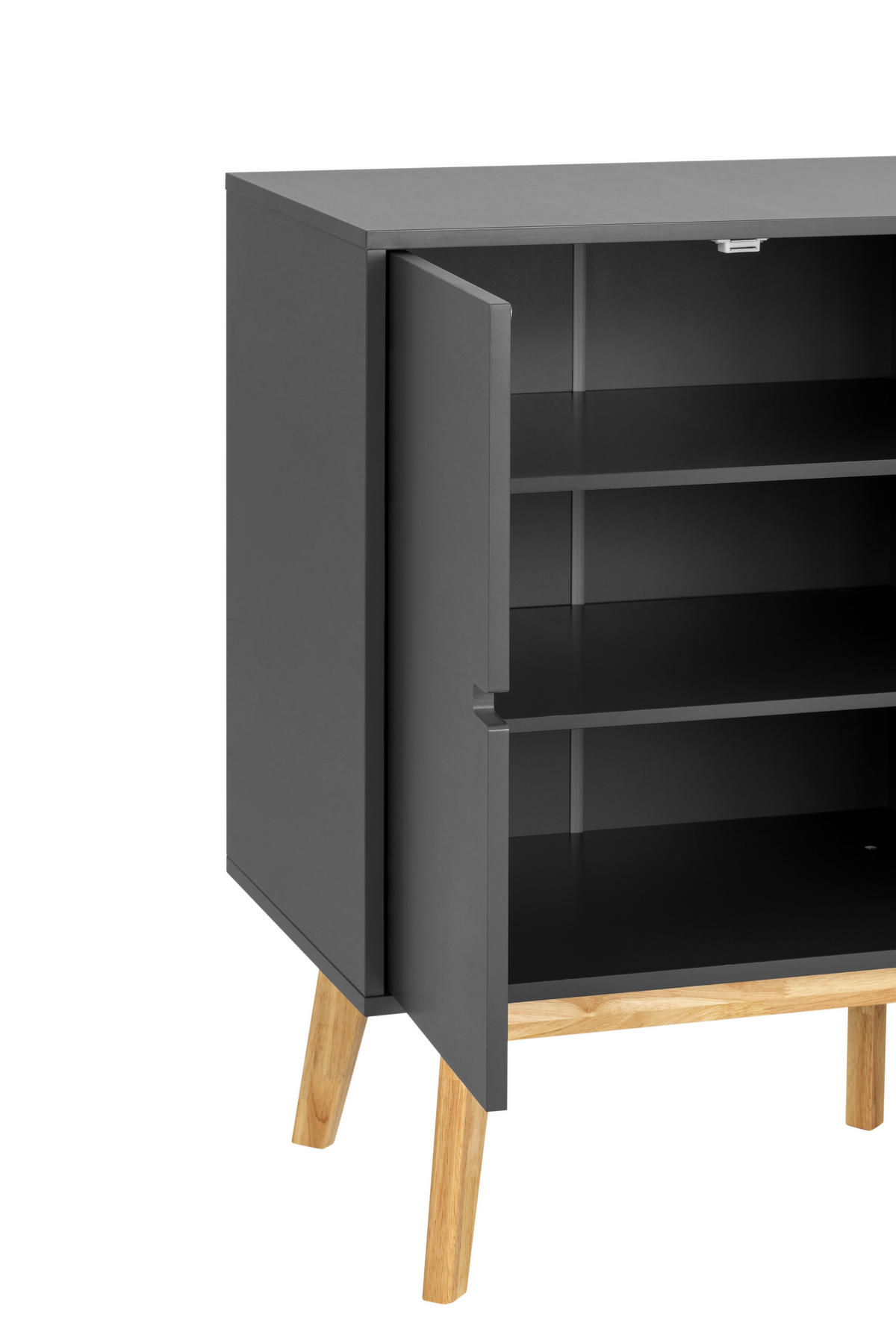 SIDEBOARD  in 160/86/40 cm  - Naturfarben/Grau, Design, Holz/Holzwerkstoff (160/86/40cm) - MID.YOU