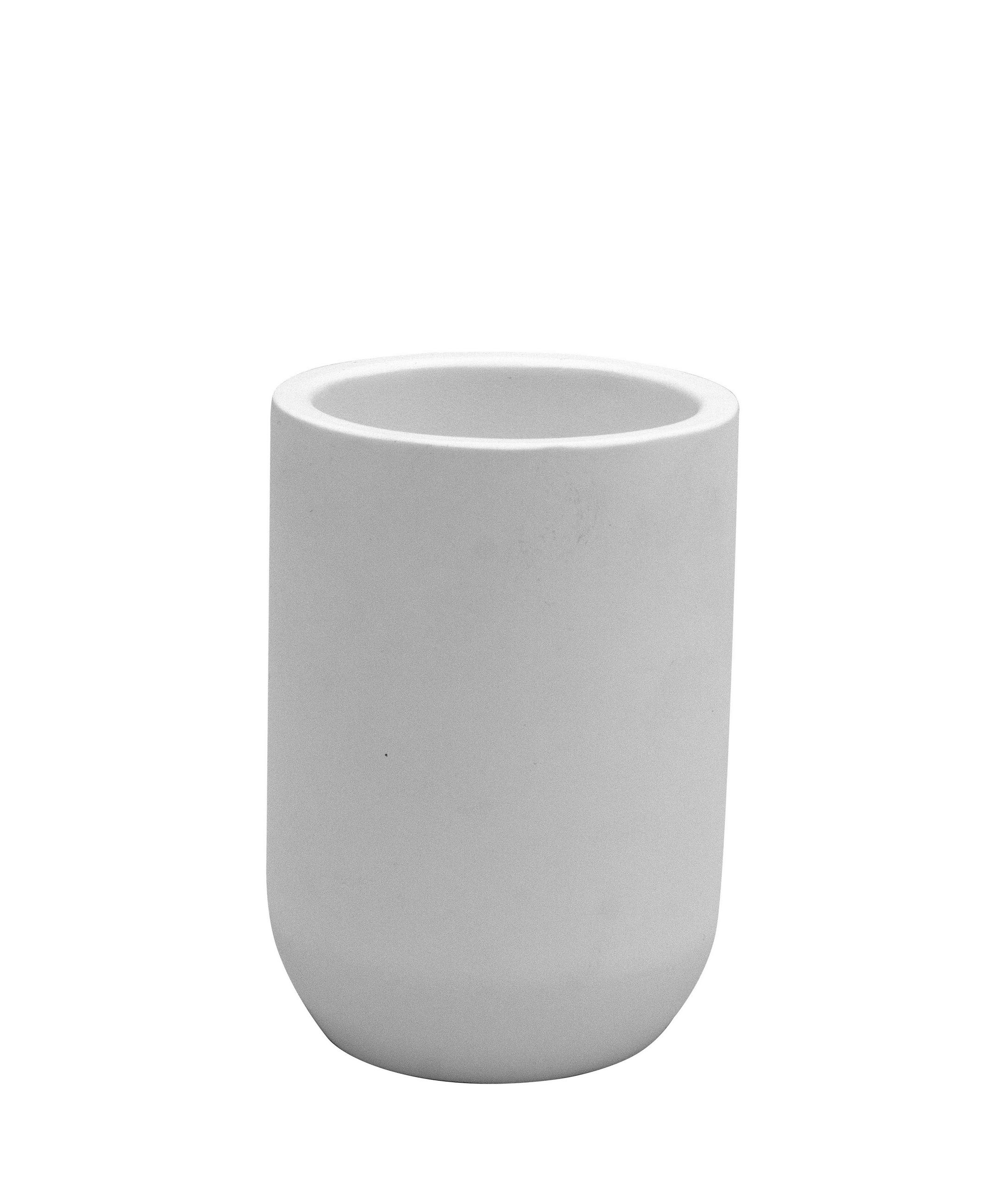 FOGKEFETARTÓ POHÁR műanyag  - fehér, Basics, műanyag (7/10,5/7cm) - Sadena