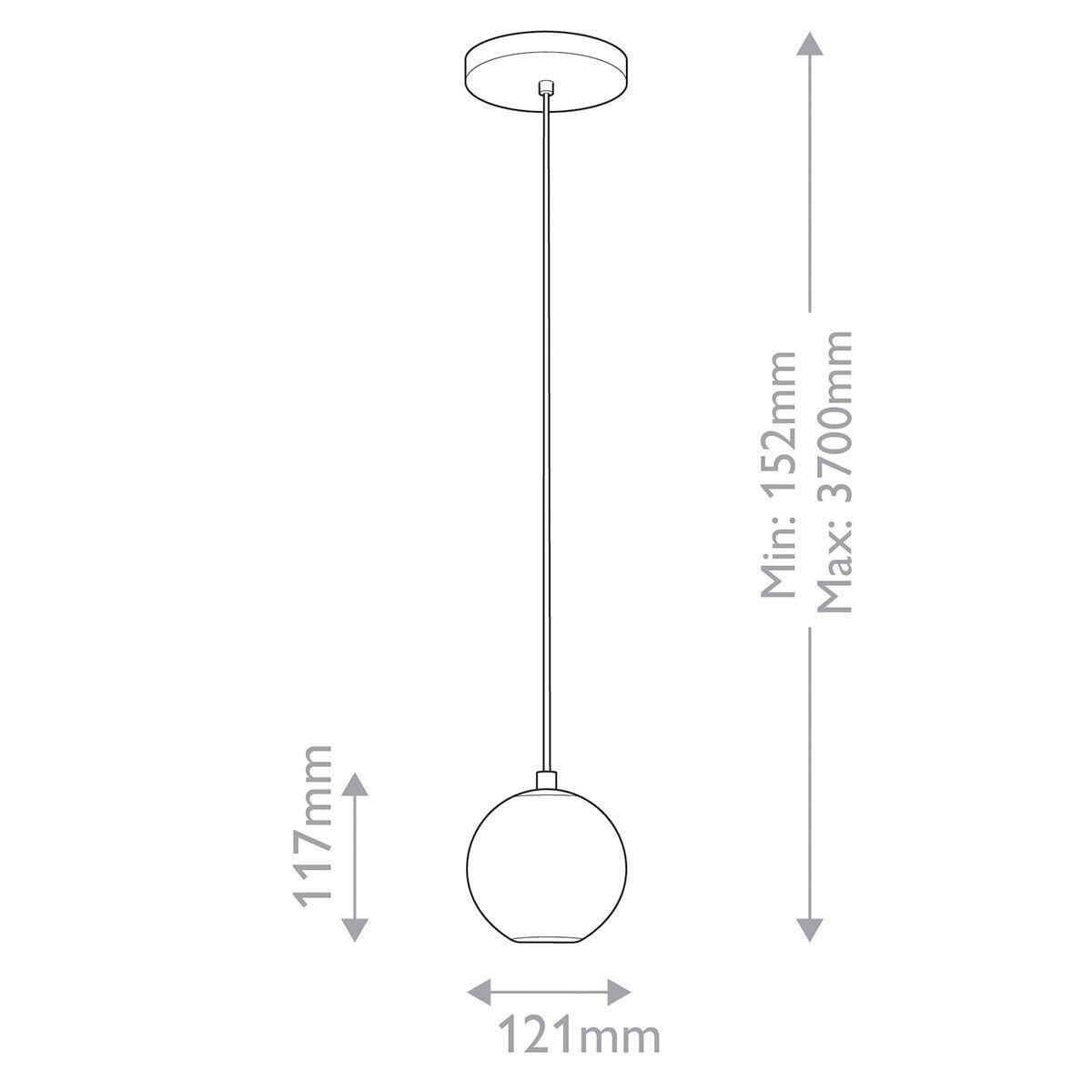 LED-HÄNGELEUCHTE Alora 12,1/11,7 cm   - Messingfarben, KONVENTIONELL, Kunststoff/Metall (12,1/11,7cm) - Elstead Lighting