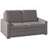 SCHLAFSOFA Webstoff Grau - Chromfarben/Grau, KONVENTIONELL, Textil/Metall (153/83/90cm) - NOVEL