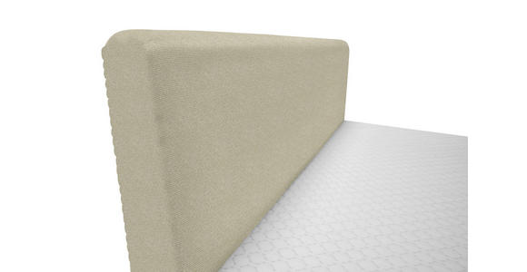 BOXBETT 180/200 cm in Beige - Beige/Schwarz, Design, Holz/Holzwerkstoff (180/200cm) - Xora