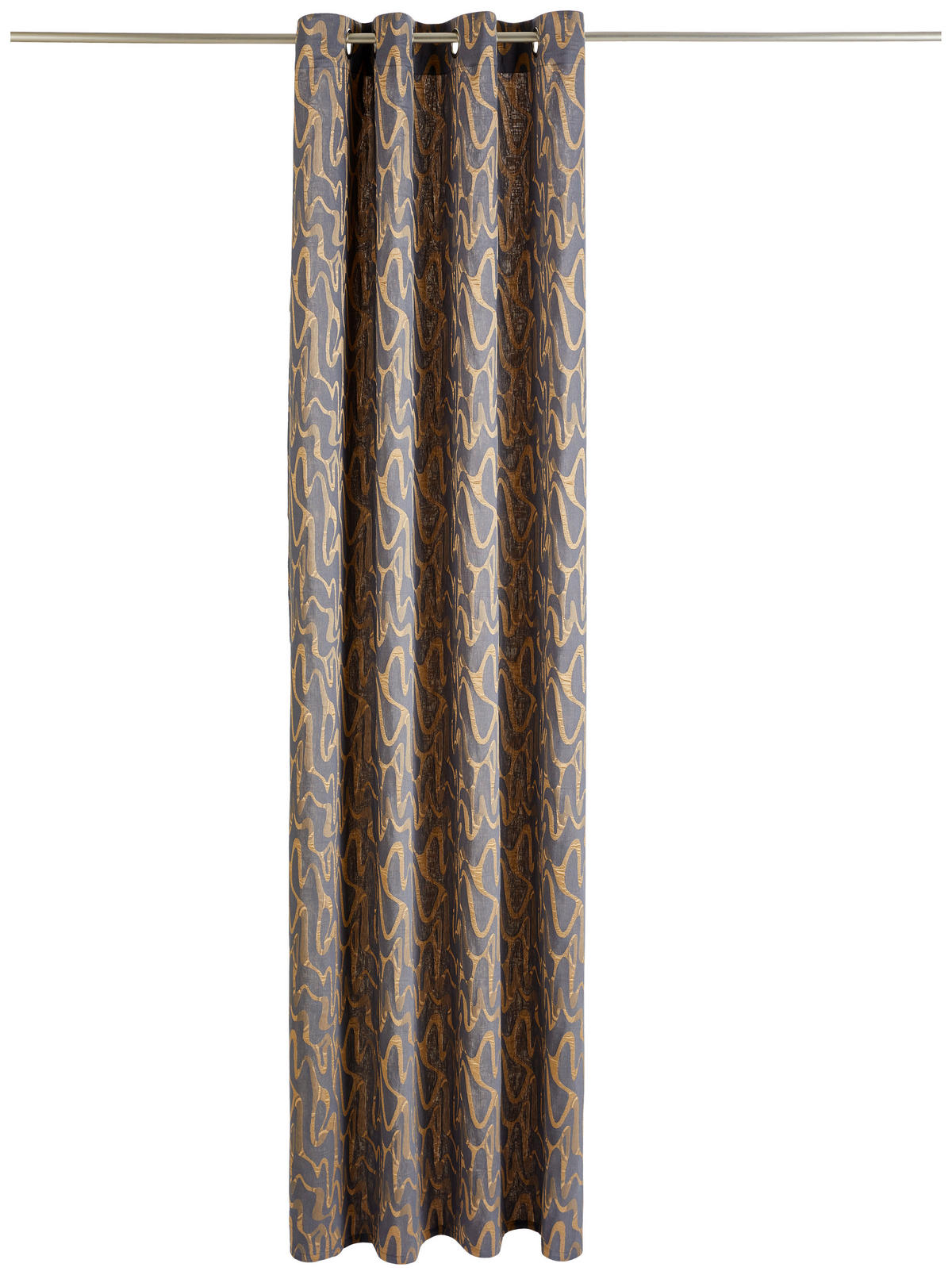 ÖSENSCHAL ONDA Verdunkelung 140/245 cm   - Blau/Goldfarben, LIFESTYLE, Textil (140/245cm) - Dieter Knoll