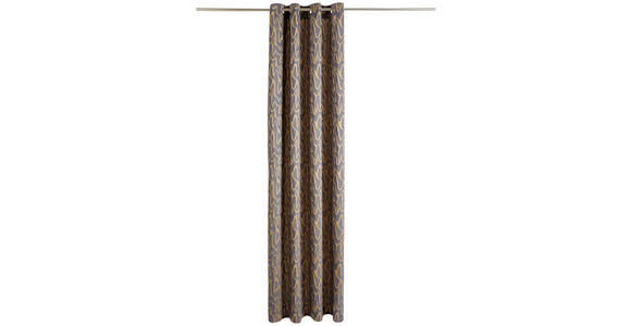 ÖSENSCHAL ONDA Verdunkelung 140/245 cm - Blau/Goldfarben, LIFESTYLE, Textil (140/245cm) - Dieter Knoll