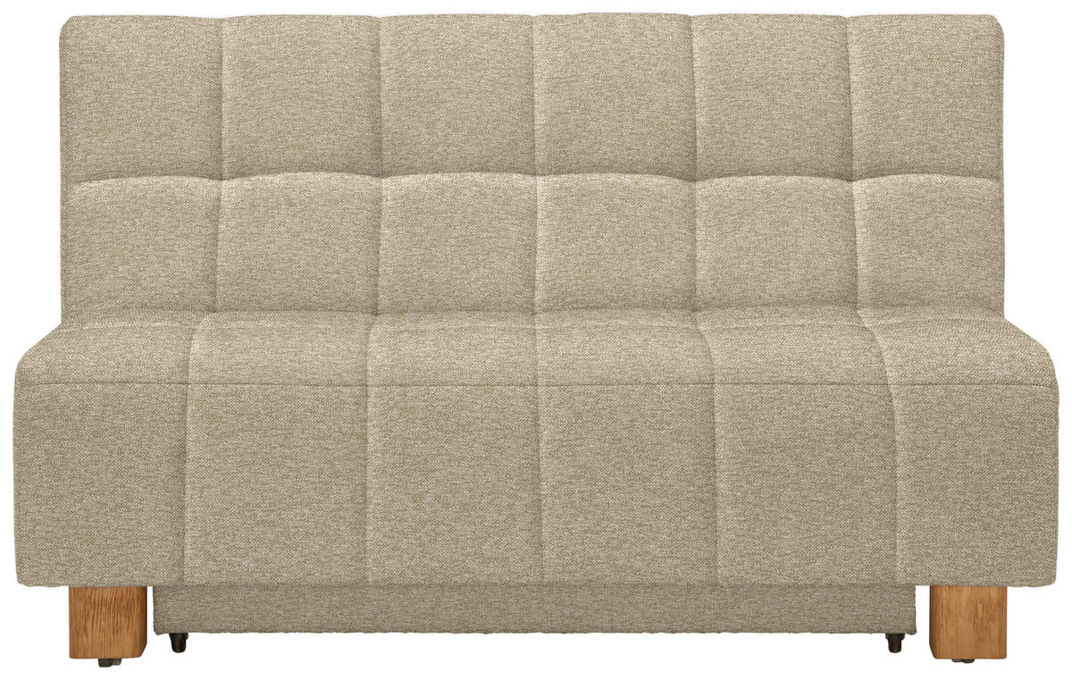 SCHLAFSOFA in Textil Beige  - Beige/Naturfarben, Modern, Holz/Textil (145/92/102cm) - Novel