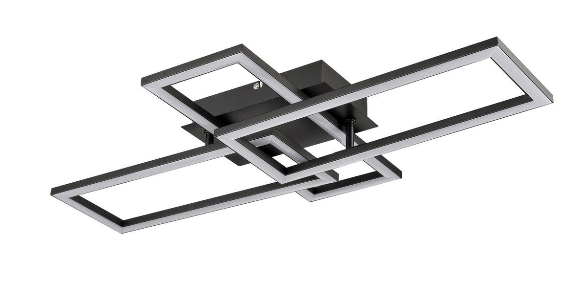 LED SVJETILJKA STROPNA  - crna, Basics, plastika (65/34,8/7,3cm) - Novel