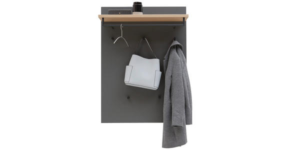 GARDEROBE 4-teilig in 180/193/40 cm - Eichefarben/Anthrazit, Design, Holz/Holzwerkstoff (180/193/40cm) - Dieter Knoll