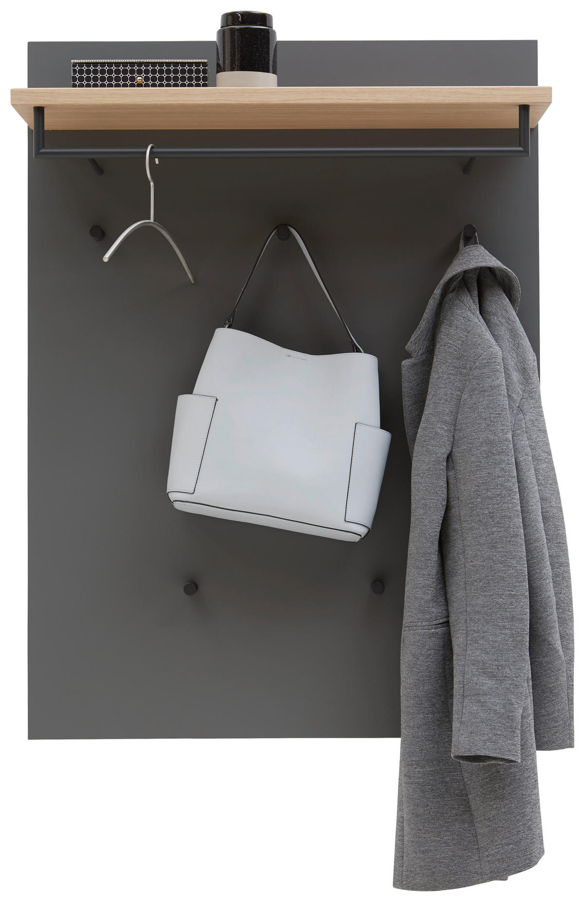 GARDEROBE 4-teilig  in 180/193/40 cm  - Eichefarben/Anthrazit, Design, Holz/Holzwerkstoff (180/193/40cm) - Dieter Knoll