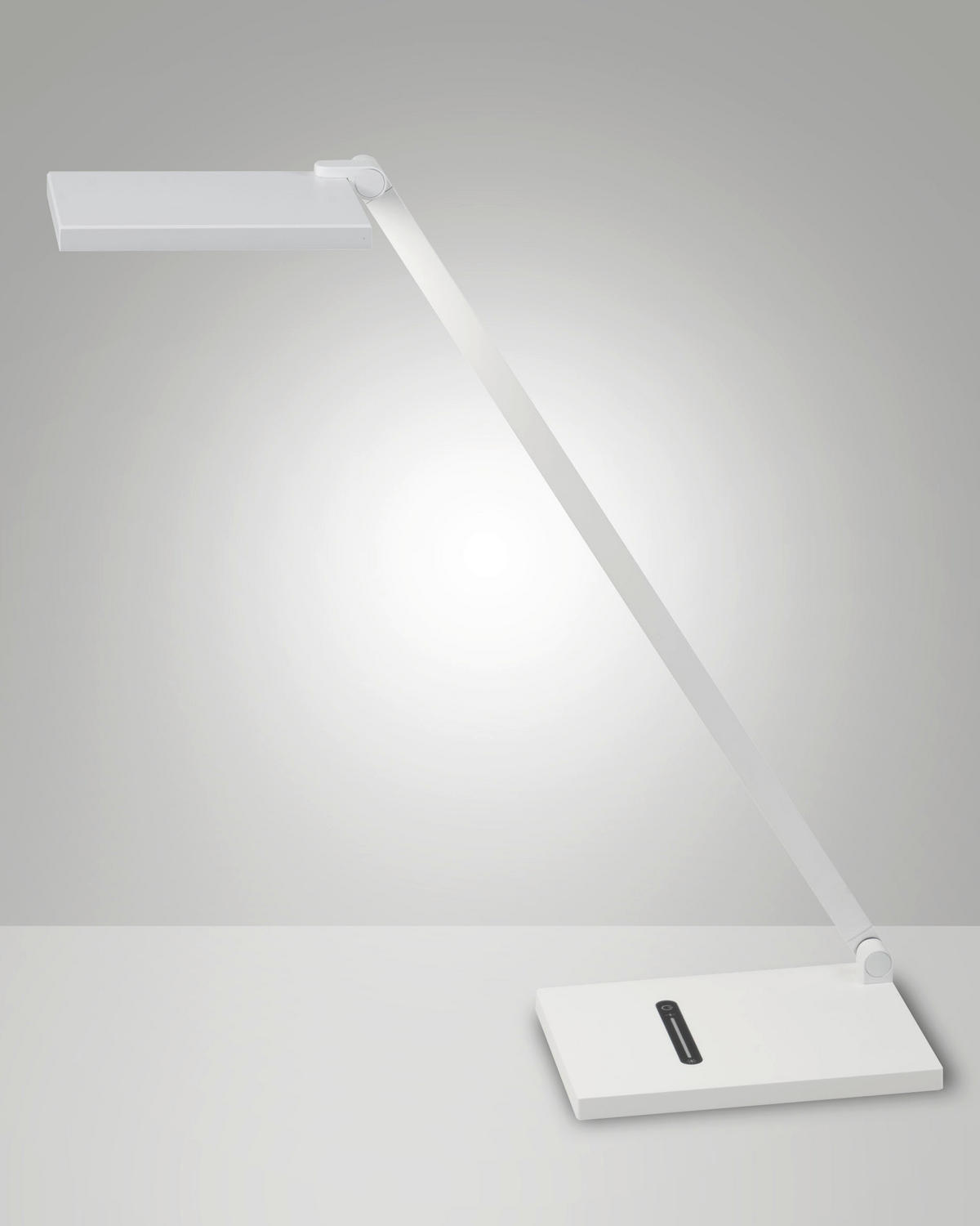 LED-SCHREIBTISCHLEUCHTE Zermatt 16/12/58 cm   - Weiß, Design, Metall (16/12/58cm) - Fabas Luce