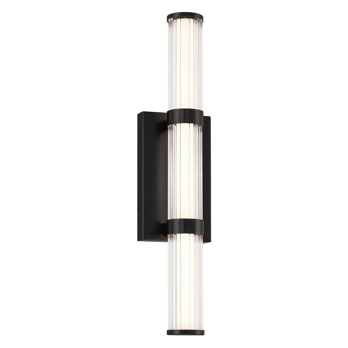 LED-WANDLEUCHTE - Schwarz, Basics, Glas/Metall (9/54/10,1cm) - Elstead Lighting