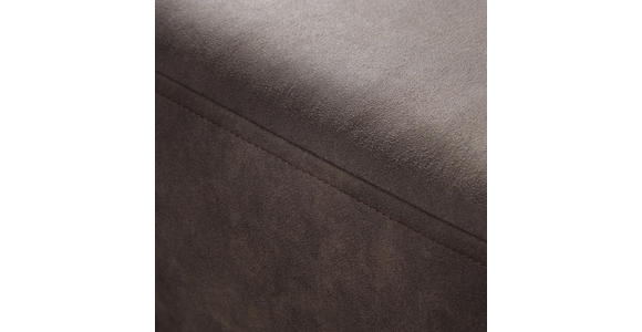 WOHNLANDSCHAFT Dunkelbraun Lederlook - Dunkelbraun, KONVENTIONELL, Kunststoff/Textil (193/251cm) - Cantus