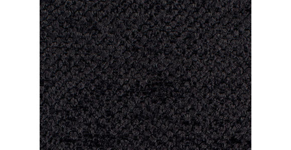 ECKSOFA Schwarz Chenille  - Schwarz, KONVENTIONELL, Textil/Metall (265/184cm) - Hom`in