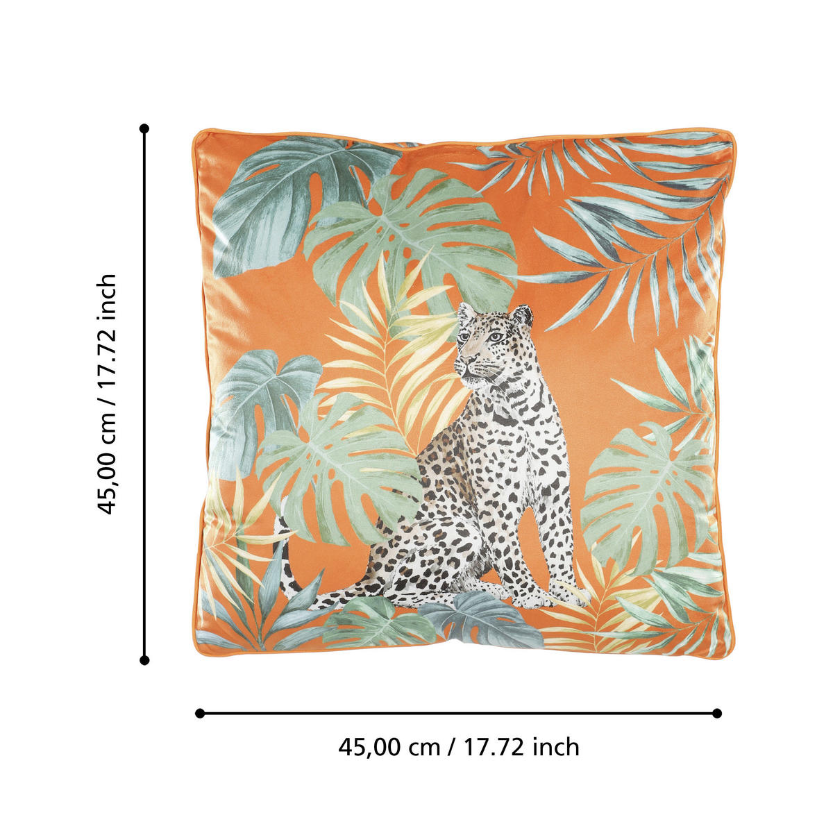 ZIERKISSEN   45/45 cm   - Multicolor, Design, Textil (45/45cm) - Eglo