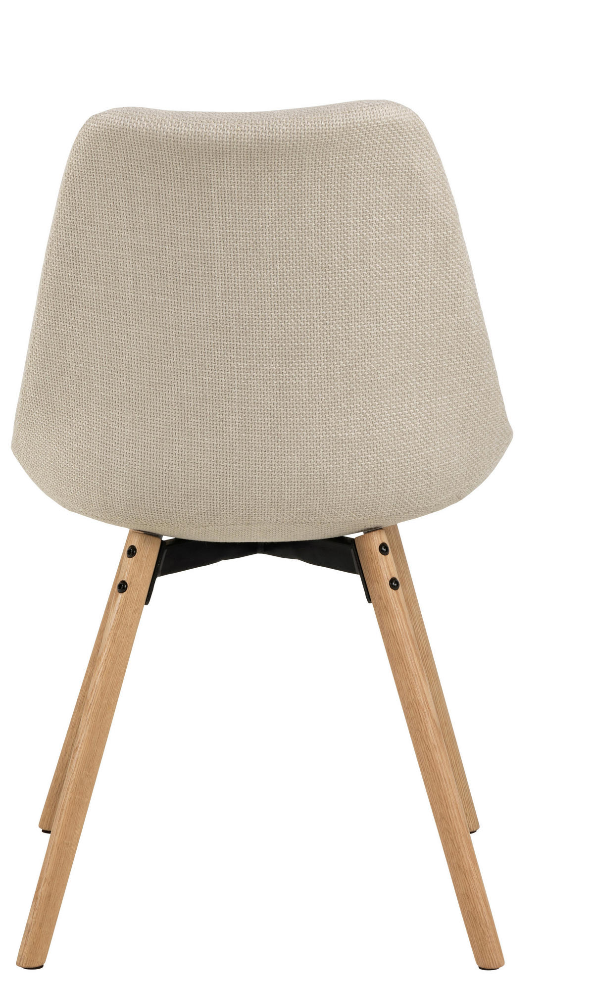STUHL Struktur Beige  - Eichefarben/Beige, KONVENTIONELL, Holz/Textil (49/84/55cm) - MID.YOU