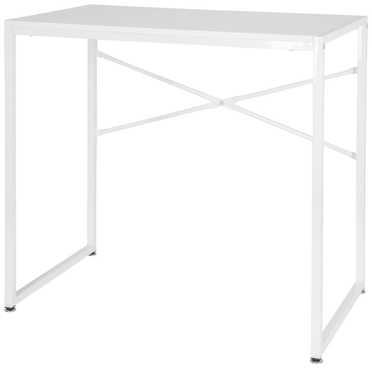 PSACÍ STŮL, bílá, 78/46/76 cm - bílá, Moderní, kov/kompozitní dřevo (78/46/76cm) - MID.YOU