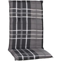 SADA POLSTRŮ NA ŽIDLI 4 ks  - šedá/antracitová, Basics, textil (118/50/6cm) - Gardenson