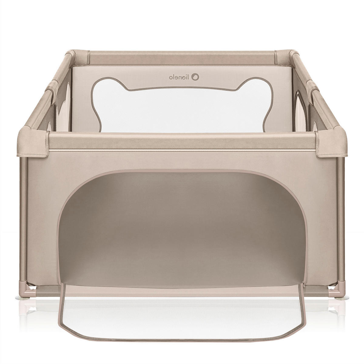 LAUFGITTER Willow  127/187/68 cm  - Sandfarben/Beige, Basics, Kunststoff (127/187/68cm) - Lionelo
