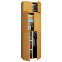 MEHRZWECKSCHRANK 70/223/39 cm  in Buchefarben  - Buchefarben/Schwarz, MODERN, Holzwerkstoff/Kunststoff (70/223/39cm) - MID.YOU