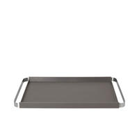 SERVIERTABLETT Metall, Kunststoff  - Grau, Trend, Kunststoff/Metall (31,8/3,7/50,1cm) - Blomus
