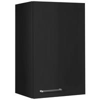 KÜCHENOBERSCHRANK 45/72/35 cm  in Schwarz  - Edelstahlfarben/Schwarz, MODERN, Holzwerkstoff (45/72/35cm) - Nobilia