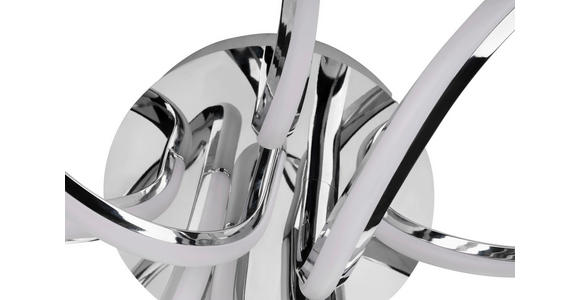 LED-DECKENLEUCHTE 58/22 cm   - Silberfarben, Trend, Kunststoff/Metall (58/22cm) - Novel