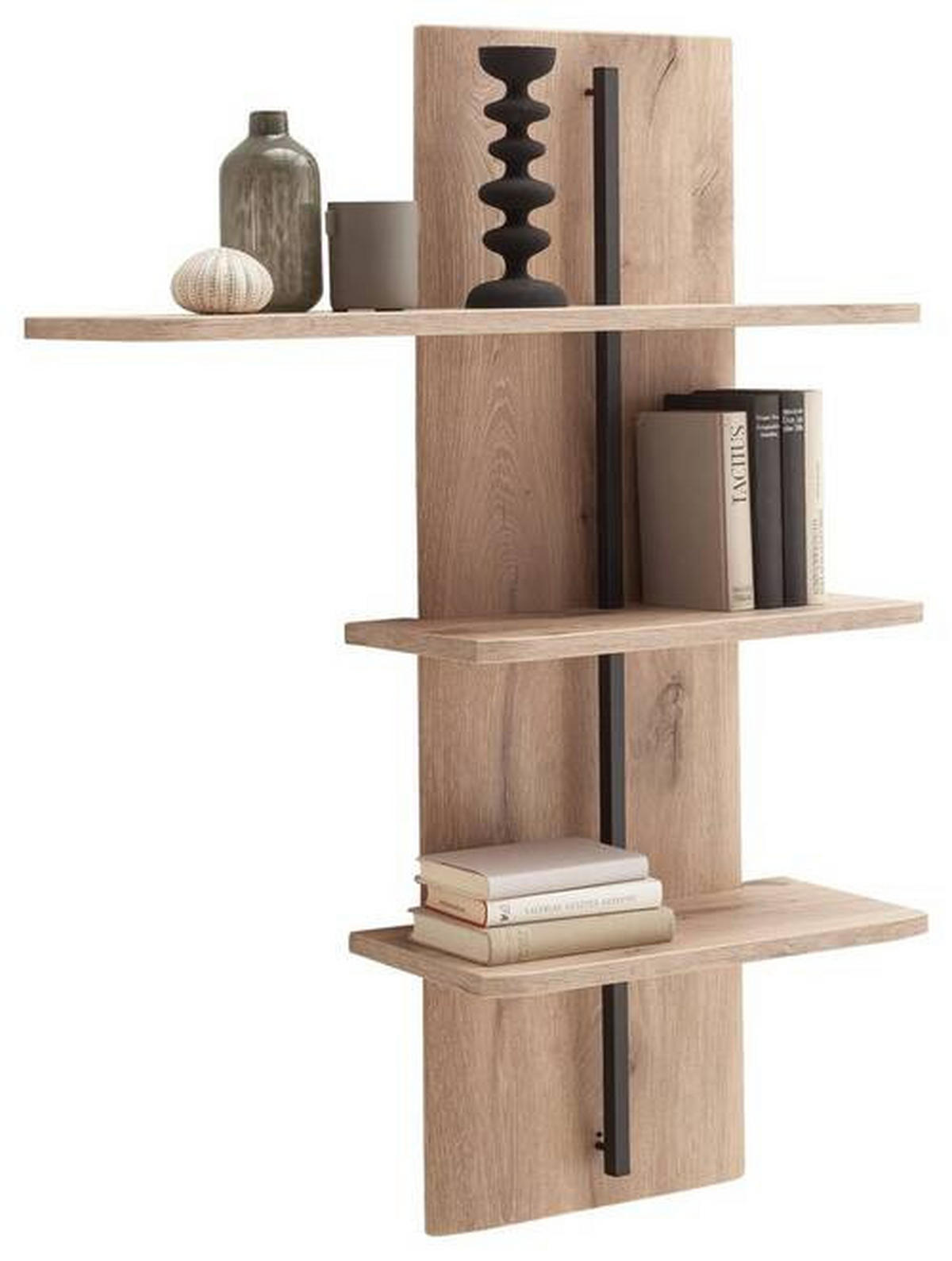 WANDPANEEL Anthrazit, Eichefarben  - Eichefarben/Anthrazit, KONVENTIONELL, Holzwerkstoff (90/126/25cm) - Cantus