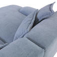 ECKSOFA  in Flachgewebe Blau  174/274 cm  - Blau/Schwarz, KONVENTIONELL, Kunststoff/Textil (174/274cm) - Carryhome