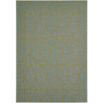 OUTDOORTEPPICH 80/200 cm Celeste Petrol, Sahara  - Petrol/Sahara, Trend, Textil (80/200cm) - Dieter Knoll