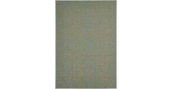 OUTDOORTEPPICH 80/200 cm Celeste Petrol, Sahara  - Petrol/Sahara, Trend, Textil (80/200cm) - Dieter Knoll