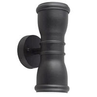 AUßENWANDLEUCHTE Malv 23/9,2/12,9 cm  - Schwarz, KONVENTIONELL, Metall (23/9,2/12,9cm) - Elstead Lighting