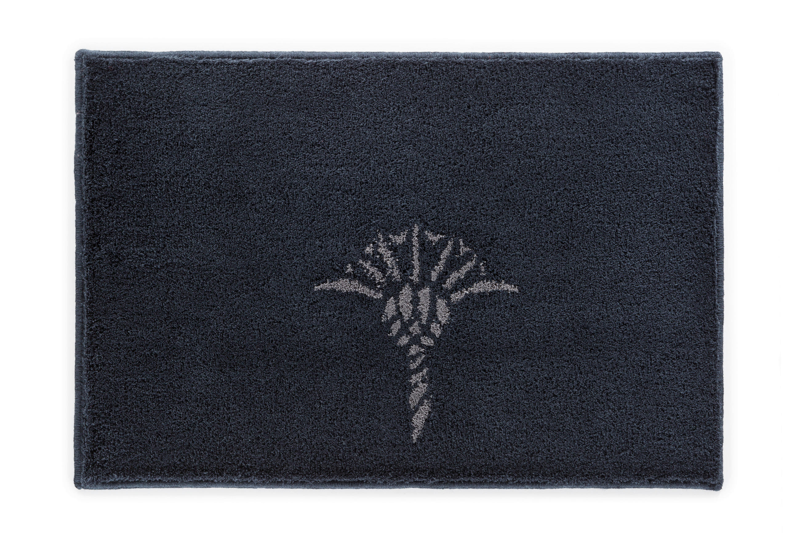 BADTEPPICH JOOP! CORNFL 60X90 Schwarz 60/90 cm  - Schwarz, Basics, Kunststoff/Textil (60/90cm) - Joop!