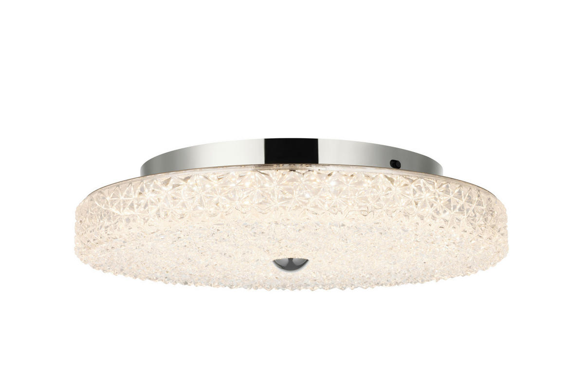 LED-TAKLAMPA 21 W 40/9,5 cm  - klar, Klassisk, metall/glas (40/9,5cm) - Glandor