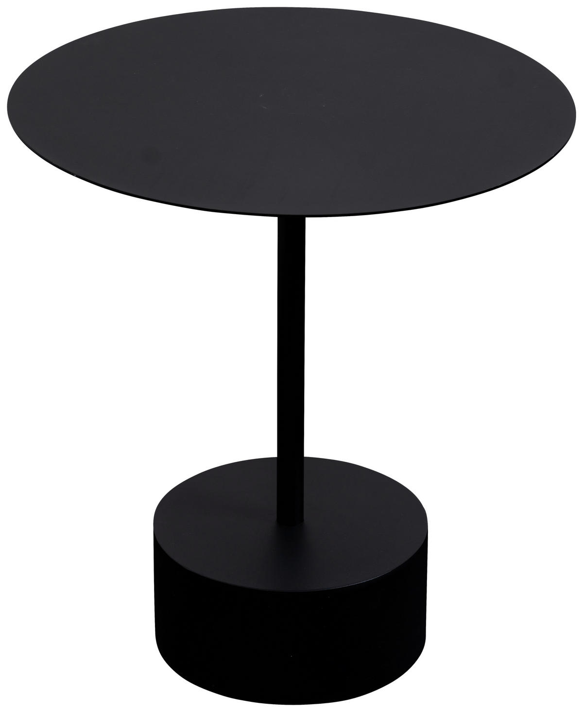 BEISTELLTISCH 50/50/50 cm Schwarz rund  - Schwarz, Design, Metall (50/50/50cm)