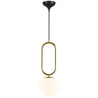 HÄNGELEUCHTE SHAPES 22/27/60,5 cm   - Weiß, Design, Glas/Metall (22/27/60,5cm) - Nordlux