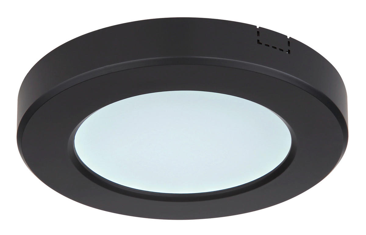 LED-DECKENLEUCHTE 6 W  12,6/1,8 cm    - Weiss/Opal, Basics, Kunststoff (12,6/1,8cm) - Globo