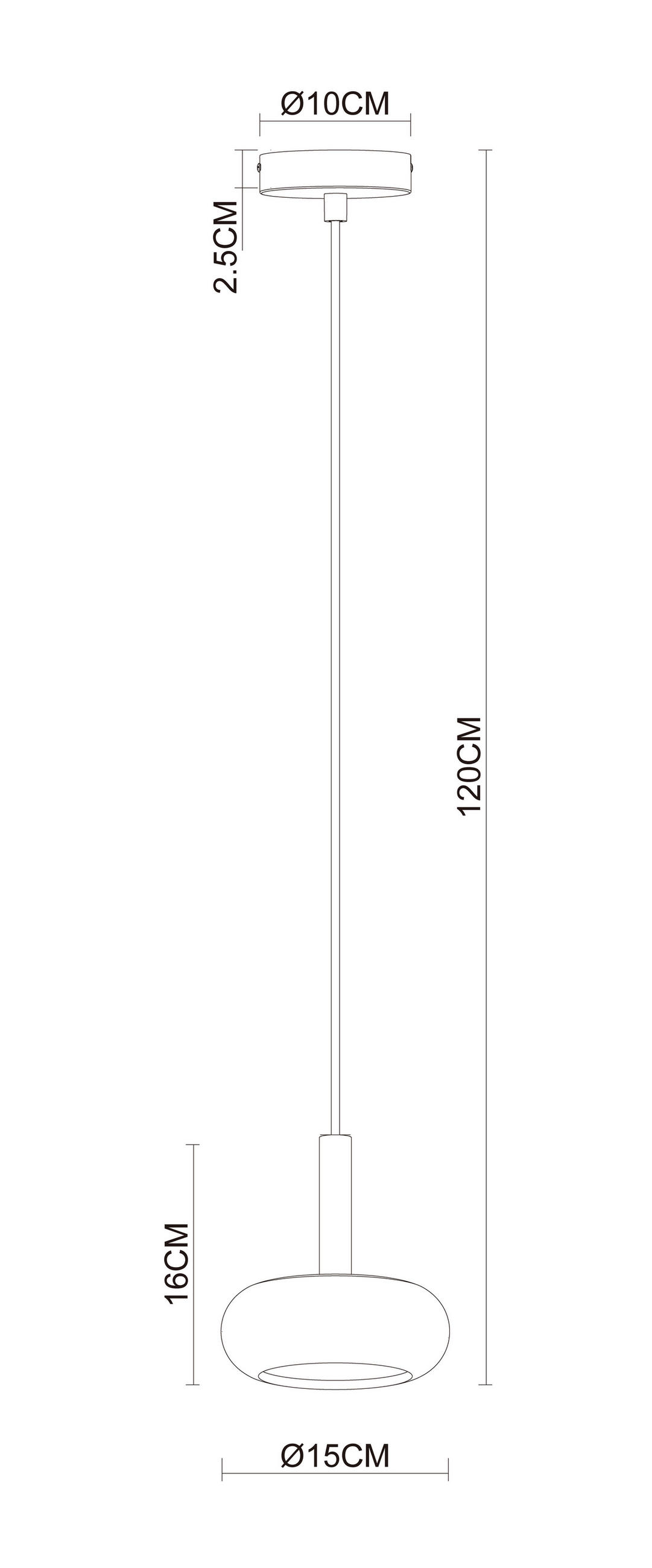 HÄNGELEUCHTE 15/120 cm  - Beige, Design, Stein/Metall (15/120cm) - Collet's Monde