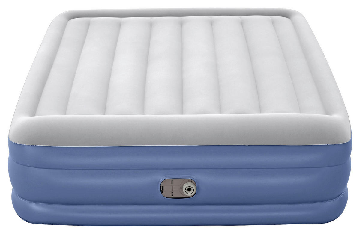 LUFTBETT TRITECH AIR 67630 Hellgrau, Dunkelblau  - Hellgrau/Dunkelblau, KONVENTIONELL, Kunststoff (203/152/46cm) - Bestway
