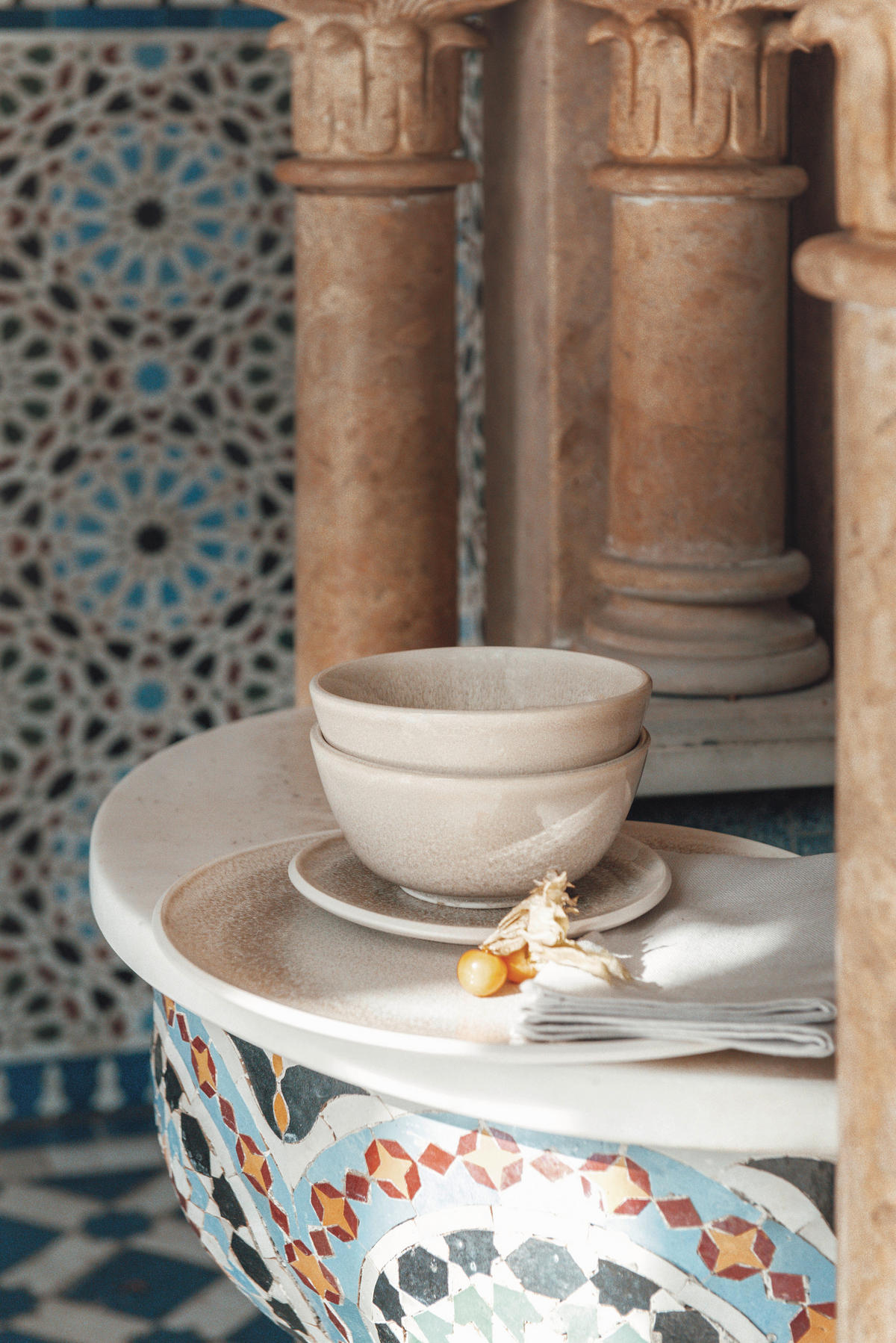 FRÜHSTÜCKSTELLER Beige Junto Dune  - Beige, LIFESTYLE, Keramik (22/21/1,7cm) - Rosenthal