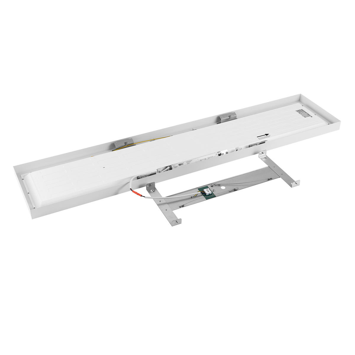 LED-PANEEL Pro Office Sano 152,5/32,5/4,8 cm   - Weiß, KONVENTIONELL, Metall (152,5/32,5/4,8cm)
