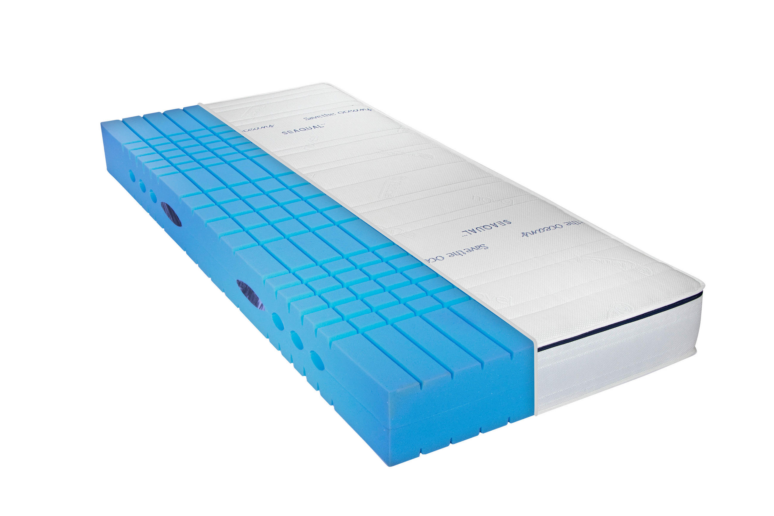 Thumbnail - Novel Kaltschaummatratze Emotion S60, Weiß, Textil, H4, rechteckig, 80x200 cm, Made in Germany, Härtegradauswahl, Über- ...