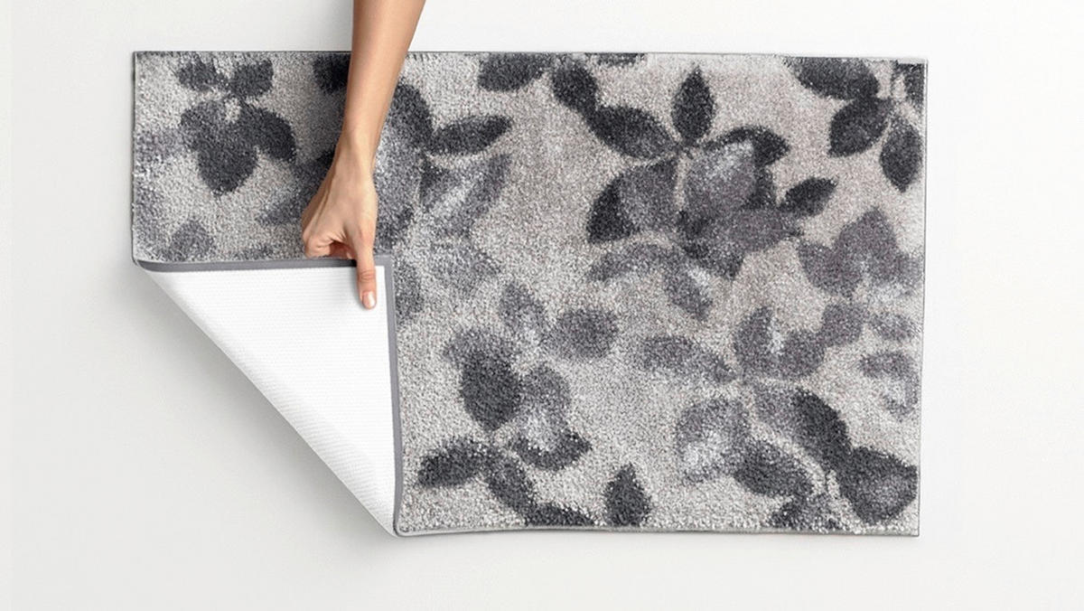 BADEMATTE Taupe 60/100 cm  - Taupe, Basics, Kunststoff/Textil (60/100cm) - Grund