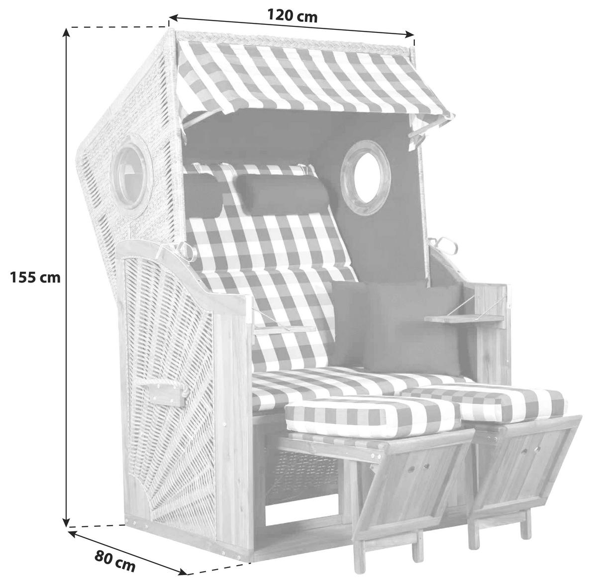 STRANDKORB  - Basics, Holz (120/80/155cm)
