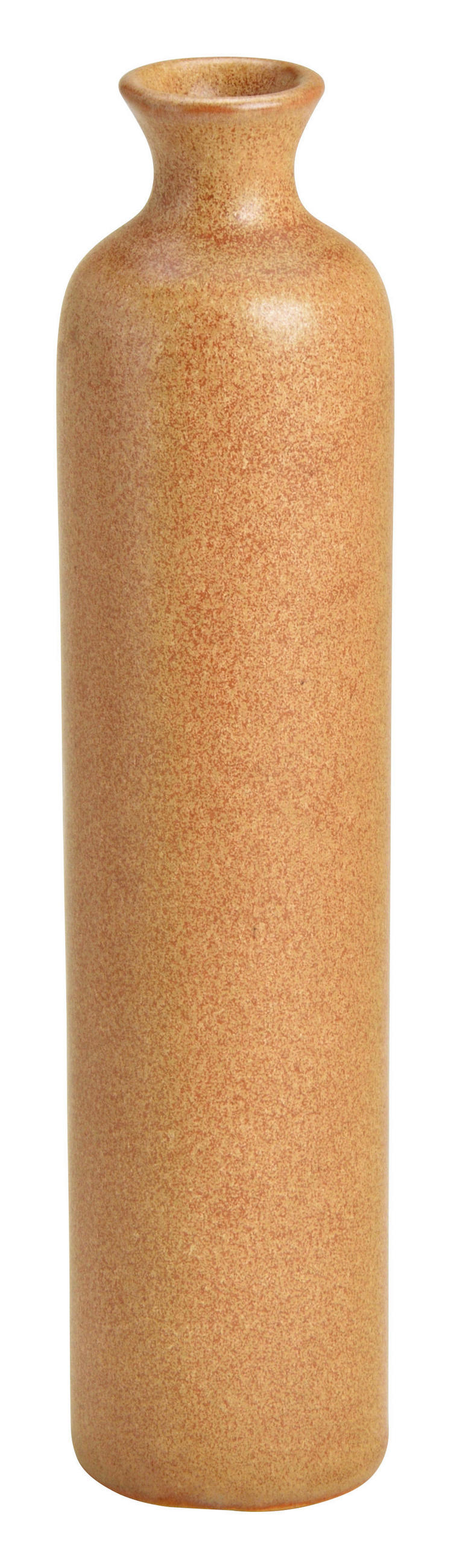 VASE 21 cm  - Braun, Basics, Keramik (4/21/4cm)
