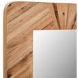 WANDSPIEGEL 61/121,5/4 cm    in rechteckig  - Naturfarben, LIFESTYLE, Glas/Holz (61/121,5/4cm) - Landscape