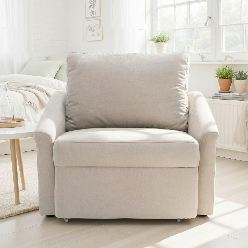 SCHLAFSESSEL RELAX BOX Mikrofaser Silberfarben Liegefunktion Rücken echt  - Silberfarben/Schwarz, Basics, Kunststoff/Textil (108/86/96cm) - MID.YOU