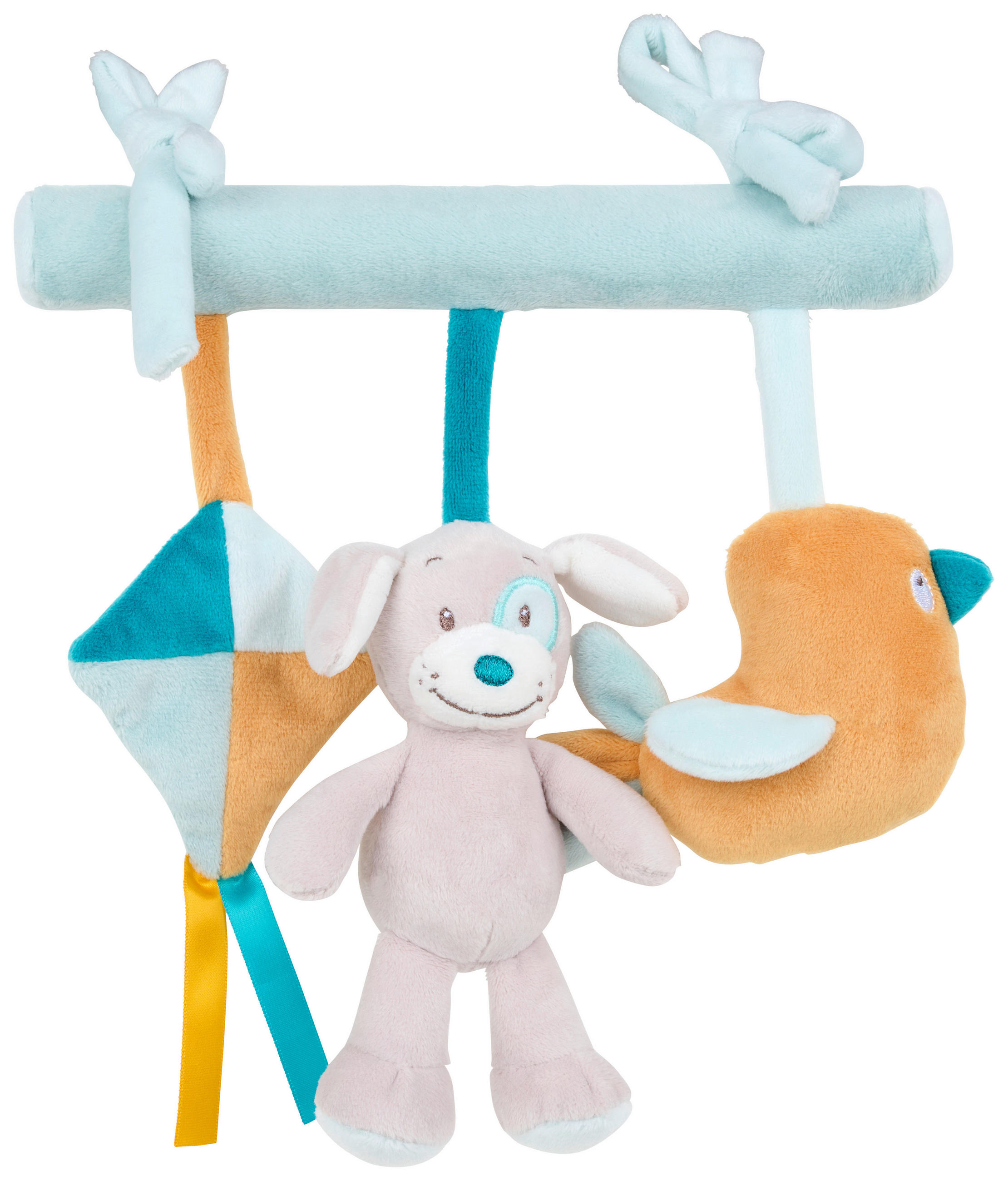 BABYSCHALENMOBILE - Multicolor, Trend, Kunststoff/Textil (27/23cm) - Patinio