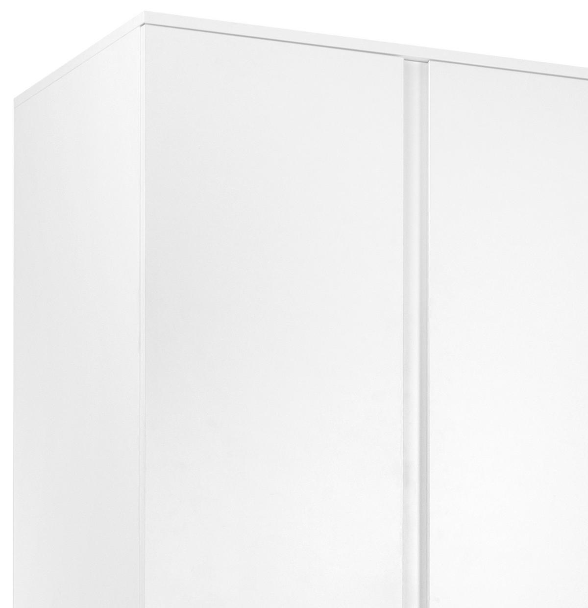 ORMAR S KLASIČNIM VRATIMA     - bijela, Basics, drvni materijal (120/191/55cm) - MID.YOU