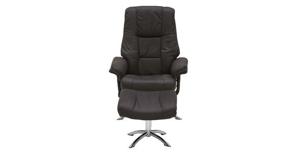 RELAXSESSELSET in Metall, Textil Anthrazit, Chromfarben - Chromfarben/Anthrazit, Design, Textil/Metall (78/98(114)/86(113)cm) - Cantus